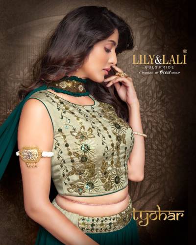 Tyohar By Lily & Lali Designer Partywear Lehenga Choli Collection